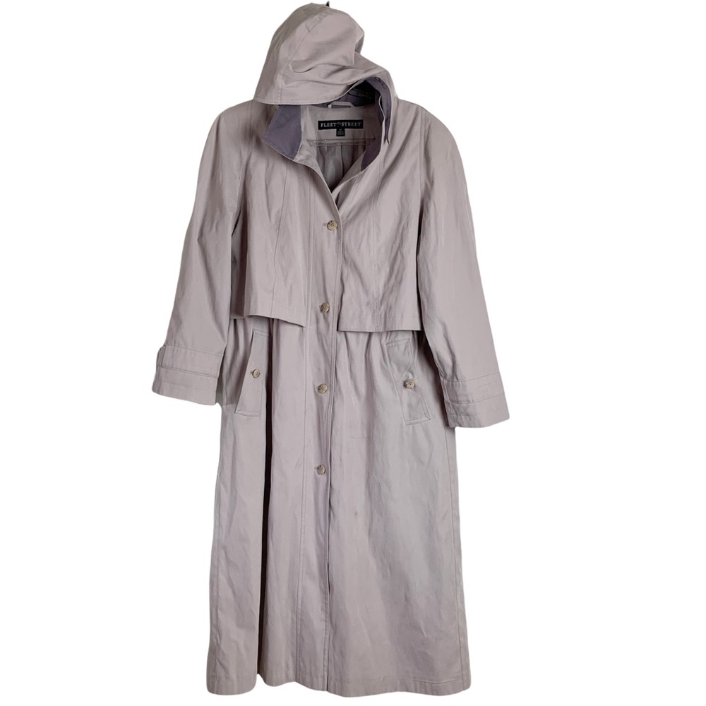 Fleet Street Women's Hooded Trench Coat